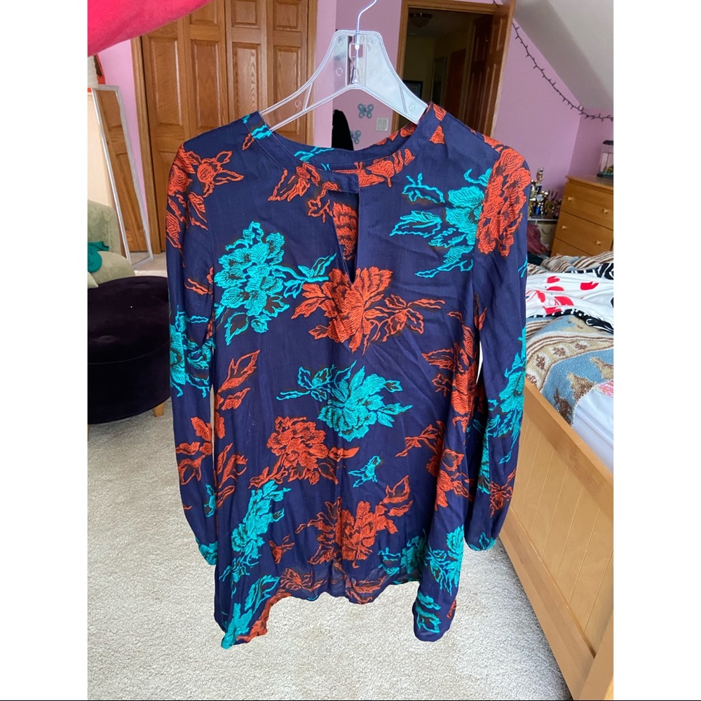 floral tunic